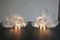 Vintage Italian Glass 6-Tier Sconces, 1980s, Set of 2, Image 16