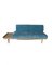 Oak & Blue Fabric Daybed by Ingmar Relling for Ekornes, 1960s, Image 1