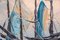Barca sull'acqua, inizio XXI secolo, Acrilico su tela, set di 3, Immagine 12