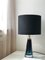 Blue RD-1566 Table Lamp by Carl Fagerlund for Orrefors, 1960s 1