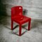 Model 4875 Chair in Glossy Red by Carlo Bartoli for Kartell, 1980s 10