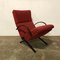 Adjustable Terra Red Fabric P40 Lounge Chair by Osvaldo Borsani for Tecno, 1950s 20