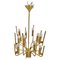 Brass Chandelier attributed to Oscar Torlasco, Italy, 1950s, Image 1