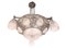 Art Deco French Bronze Ceiling Lamp, 1930s, Image 3