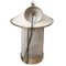 French Hollywood Regency Brass & White Metal Hanging Lantern, 1960s-1970s, Image 10