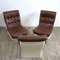 Lounge Chairs with Ottoman from Airborne, France, 1970s, Set of 4 3