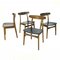 Vintage Chairs by Henning Kjaernulf for Bruno Hansen, 1955, Set of 4