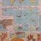 Vintage Portugal School Map, 1940s 9