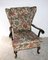 Floral Art Nouveau Wing Chair, 1900 7