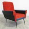 French Fur Fabric Chair, 1960er 11