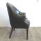 Vintage English Leather Armchair, 1940s 6