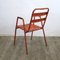 Vintage Industrial Orange Steel Chair, 1950s 7