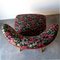 Cocktail Chair with Floral Upholstery, 1950s 7