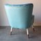 Cocktail Chair in Blue, 1950s 8