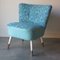 Cocktail Chair in Blue, 1950s