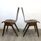 Industrial Design Stacking Chairs, 1930s, Set of 2 10