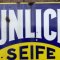 Large Vintage Sunlicht Enamel Sign 4