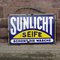 Large Vintage Sunlicht Enamel Sign