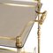 Vintage Hotel Danieli Venice Serving Cart by Aldo Tura, 1950s 6