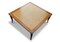 Square Cherrywood Coffee Table with Chrome Inserts by Matthew Hilton, UK, 2000s 2