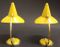Gelbe Cocotte Tischlampen, 1950er, 2er Set 24