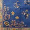 Vintage Handmade Rug with Chinese Decor 2
