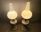 Portuguese Porcelain Hand Painted Table Lamps by Alcobaça Porcelain Factory, Set of 2 7