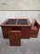 Antique Treasure Chest Table and 6 Chairs, Set of 3, Image 1