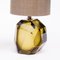 Tobacco Murano Glass Rock Table Lamps, Set of 2 3