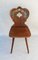 Chaise Folk Art Vintage, France, 1950s 8