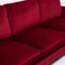 Red Velvet Three-Seat Harry Sofa by Antonio Citterio for B&B Italia, 1990s 8