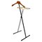 Vintage Folding Valet Stand in Wood, Iron and Brass from Fratelli Reguitti, Italy, 1950s 1