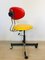 Red & Yellow Leather Model Z-359 Office Chair from Kovona, 1970s 4