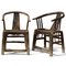 Horseshoe Chairs in Willow, Set of 2 4