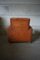 Industrial Cognac Leather Club Chair, 1930s 8