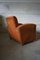 Industrial Cognac Leather Club Chair, 1930s, Image 2