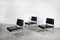 Minimalist German Chrome and Vinyl Modular Lounge Chairs from Brune, 1970s, Set of 3 7