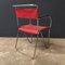 Rope and Red Canvas Diagonal Chair by Willem Hendrik Gispen for Gispen, 1930s 8