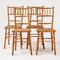 Swedish Faux Bamboo Dining Chairs from Bodafors, 1900s, Set of 4 1