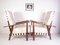 Mid-Century Reclining Oak Lounge Chairs by Jan Vanek for Krasna Jizba, 1940s, Set of 2 13