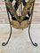 Mid-Century Umbrella Stand in Gilt Iron and Brass, Image 18