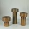 Tall Cylinder Vases in Earth Tones, Set of 3 3