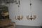 Mid Century Brass Chandeliers from Lumi, Set of 2, Image 7