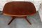 Danish Oval Fold -Out Teach Table Dyrlund the 1960s. 7