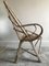 Rattan and Bamboo Lounge Chair, France, 1950s 3
