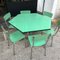 Hexagonal Nursery Table with Formica Chairs, Italy, 1960s, Set of 7 1