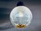 Lámpara grande esférica de cristal de Murano de Mazzega, años 60, Imagen 19