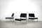 Minimalist German Chrome and Vinyl Modular Lounge Chairs from Brune, 1970s, Set of 3, Image 14