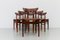 Danish Modern Rosewood Dining Room Set by Skovby, 1960s, Set of 7 12