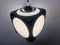 Space Age Dice Ceiling Lamp in Black by Lars Schioler for Hoyrup Lamper, 1970s, Image 34